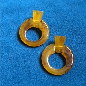 Vintage resin earrings